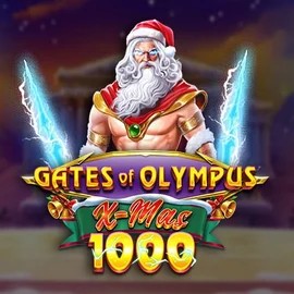 Slots logo of Gates of Olympus Xmas 1000 from Pragmatic Play at Gambloria Casino
