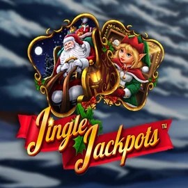 Jingle Jackpots logo by Dragon Gaming Gambloria Casino
