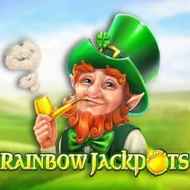 Rainbow Jackpots slot visual from Red Tiger Gaming available on gambloriacasinoo.com