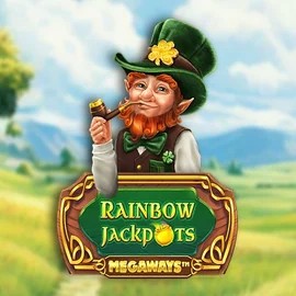 Rainbow Jackpots Megaways logo – Jackpots by Red Tiger Gaming at Gambloria Casino